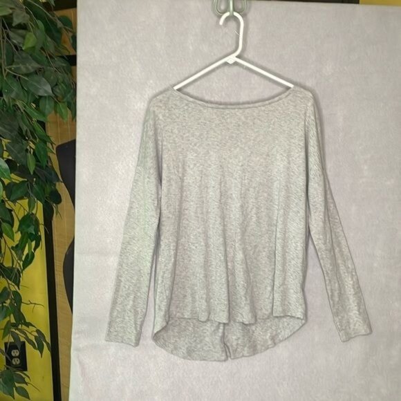 True Craft for Belk Women's Gray Small Cotton Poly Lightweight Roomy Pullover - Picture 1 of 5